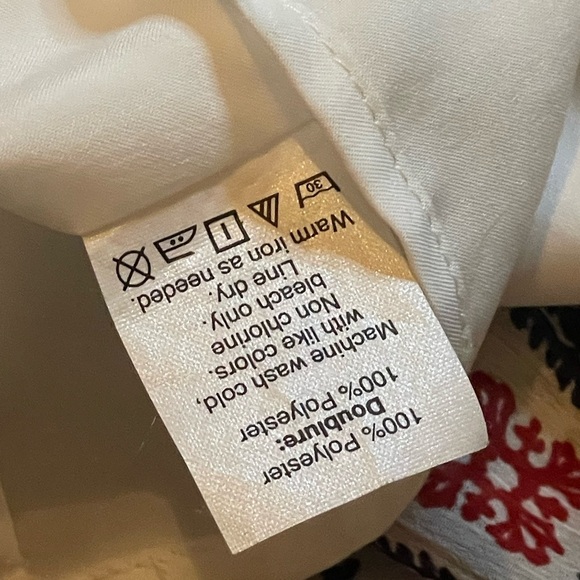 MADEWELL Cross-Back Cami Dress Bandana
Paisley Red White Blur Patriotic 4th July - Picture 7 of 8